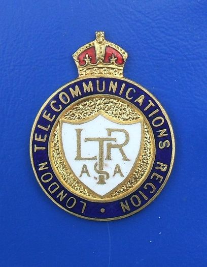 LONDON TELECOMMUNICATIONS REGION ASA (Amateur Sports Association) - enamelled prize medal for snooker (1959)