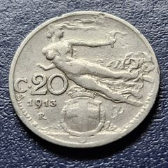 Italy 1913 R 20 Centesimi