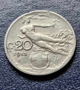 Italy 1913 R 20 Centesimi