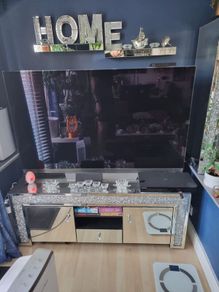 Crushed diamond tv unit