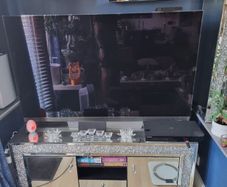 Crushed diamond tv unit