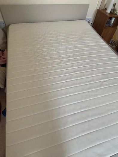 Double bed with mattress