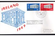 1969 Ireland Europa (CEPT) Commemorative Stamps First Day Cover (FDC)