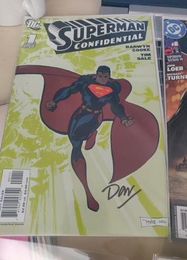 DC Superman signed lot