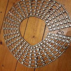 Large Crystal Collar neckpiece- Costume Jewellery