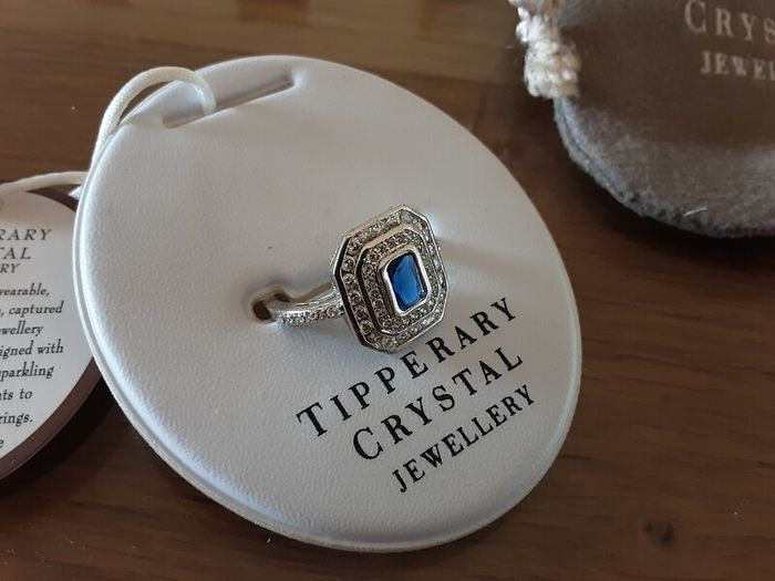 Brand New Tipperary Crystal Ring