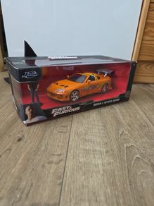 Jada Toys Fast & Furious 1995 Toyota Supra 1:24 Diecast Model Car with Brian Figure - New in Box