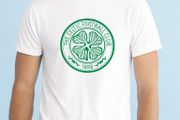 Celtic FC Football printed Crest T-Shirt TEE TOP SHIRT