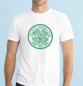 Celtic FC Football printed Crest T-Shirt TEE TOP SHIRT