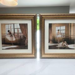 Elegant Framed Ballet Prints.Set of 2