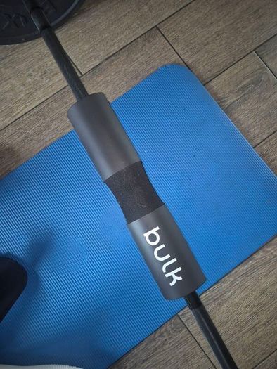 barbell and plates