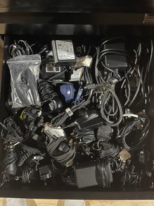 Various phone chargers