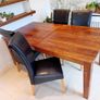 Tropics wood kitchen table Image 5
