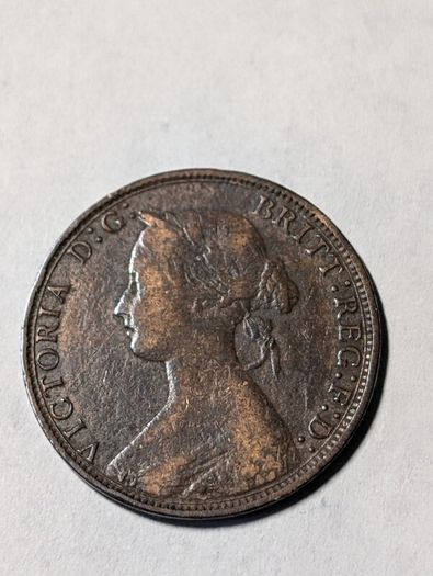 1869 Bronze Halfpenny