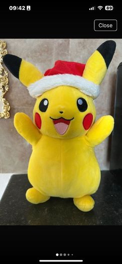 Talking Pokemon  Pikachu Holiday Soft toy