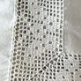 Vintage handmade lace butterfly tablecloth Image 5