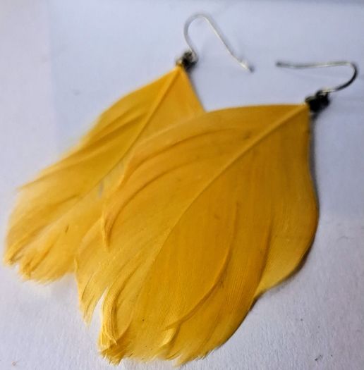 Boho Golden Feather Indie Style Earrings