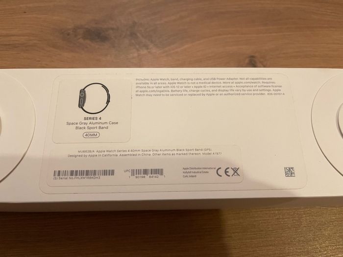 Apple Watch Series 4 Box & Inserts (No Watch)