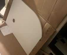 Sonas shower tray slate effect quadrant 1200 x 800 LH