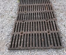 6 steel grates 1035x500 lot