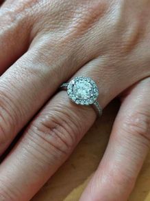 Sterling Silver Ring - Size N - Stamped for Silver (S77)