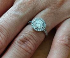 Sterling Silver Ring - Size N - Stamped for Silver (S77)
