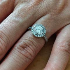Sterling Silver Ring - Size N - Stamped for Silver (S77)
