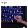 Lego mini figure display case with lights Image 3