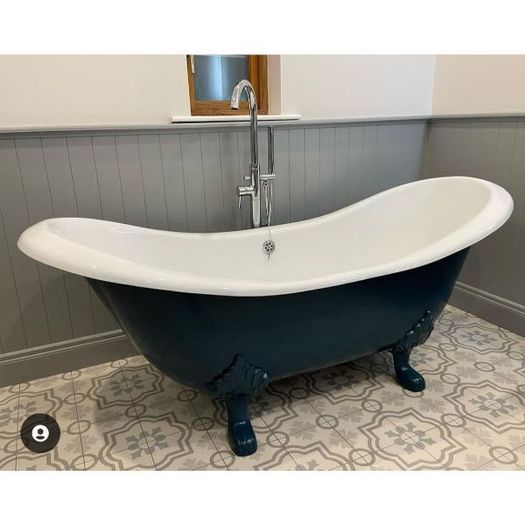 Villandry Double Ended Slipper Cast Iron Bath