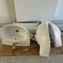 Brand New Bathroom Sinks, Pedestals & Mixer Taps (New Build Removal)