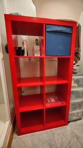 Ikea Kallax High Gloss Red