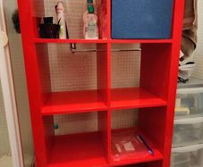 Ikea Kallax High Gloss Red