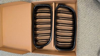 BMW F30 Black Kidney Grilles
