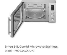 Smeg 34L combi microwave