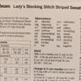 Knitting Pattern - Ladies Sweater Image 2
