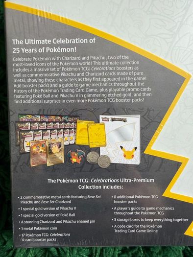 Pokemon TCG 25th anniversary ultra premium collection box