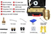 3KW Steam Cleaner 220V Air Conditioning Kitchen Hood Car 6Bar Steaming Cleaner Cleaning Appliance Used With Alkaline Cleaning