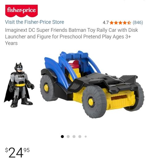 IMAGINEXT Batman Batmobile Vehicles