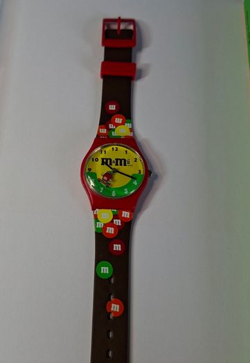Vintage M&M Brand Collectors Watch New Old Stock