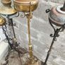 Victorian telescopic oil lamps Image 5