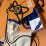 Authentic Louis Vuitton Louise Noir Phone Holder with Monogram Strap Image 2