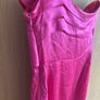 Jesire pink silk one shoulder knee length dress Image 5
