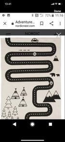 OYOY Adventures playroom nursery rug teepees Scandi style