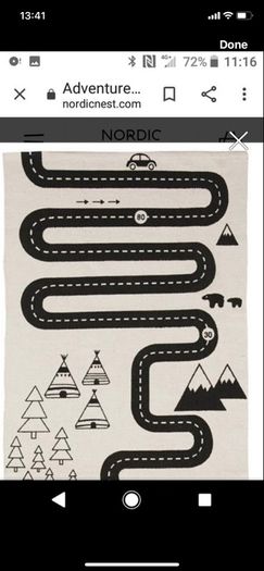 OYOY Adventures playroom nursery rug teepees Scandi style