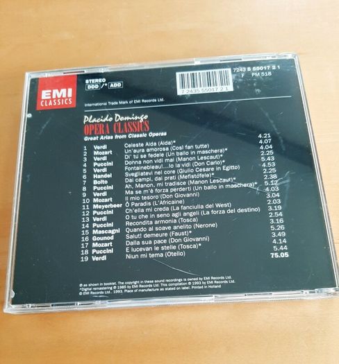 Placido Domingo CD