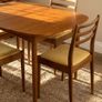 Mid Century G Plan Teak Extending Dining Table & 4 Matching Chairs Image 3