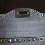 Valentino Rockstud Crossbody Shoulder Clutch Handbag in Blue Image 5