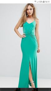 Club L maxi dress with knot detail (UK 12) New