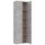 Office Cabinet Concrete Grey 60x32x190 cm Chipboard Image 4