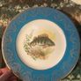 Vintage fish dinner plates free postage Image 3